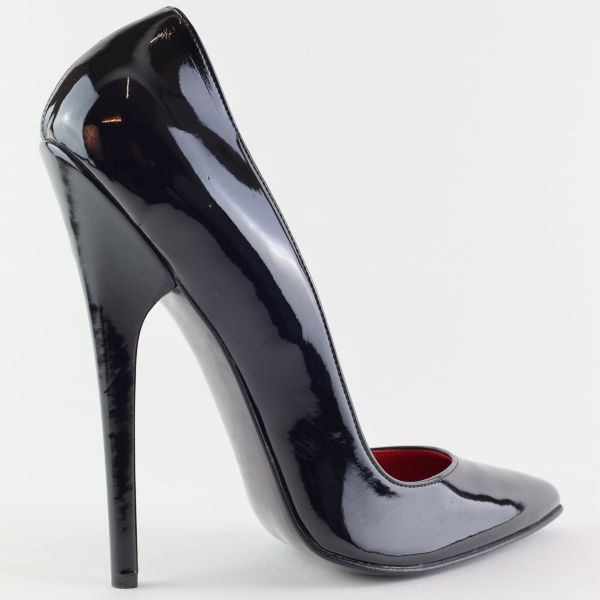 High Heels Schwarz Lack