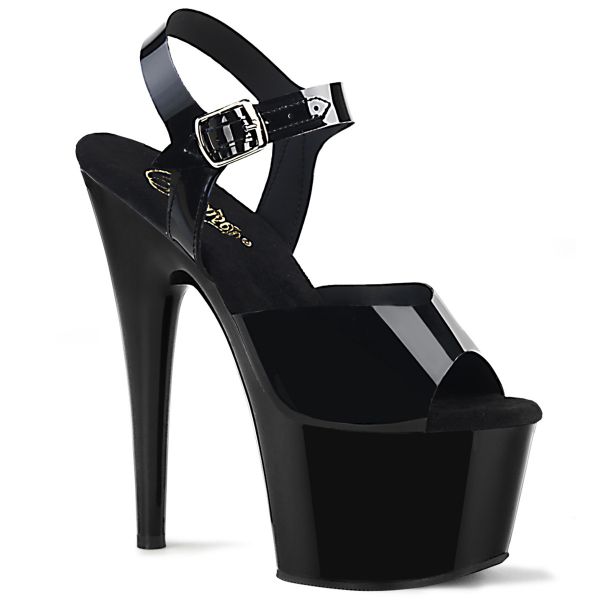 Plateau Sandalette schwarz Lack ADORE-708N