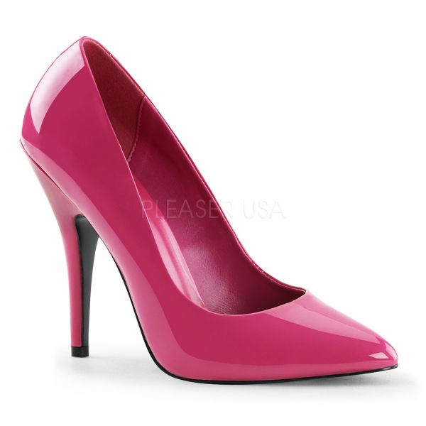 Klassische High Heel Lack Pumps SEDUCE-420 hot pink