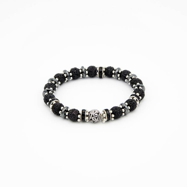 Damen Armband mit runden Sparkling Beads