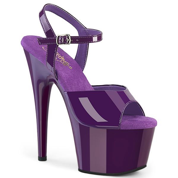ADORE-709 Klassische Plateau Sandalette lila Lack