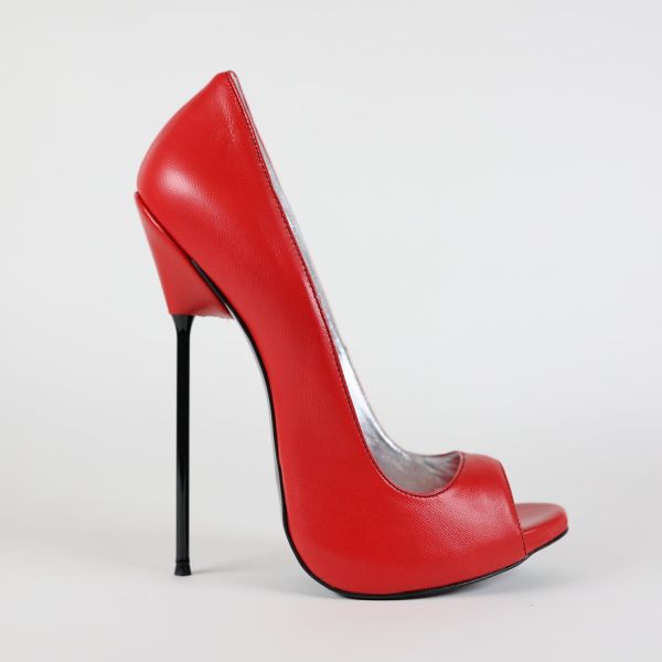 Extrem High Heels rot-schwarz